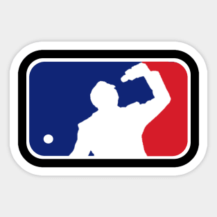 The Baseball Host Sticker